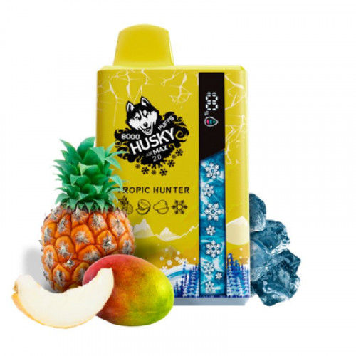 Электронная сигарета Хаски Аир Макс 2.0 8000 Ананас Дыня Манго (Husky Airmax 2.0 8000 Tropic hunter)